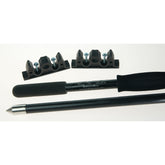 Panther KPP100B King Pin Anchor Pole - 2 Piece, Black, 10'